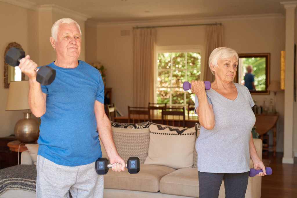 People staying healthy in old age
